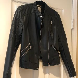 Zara faux leather jacket